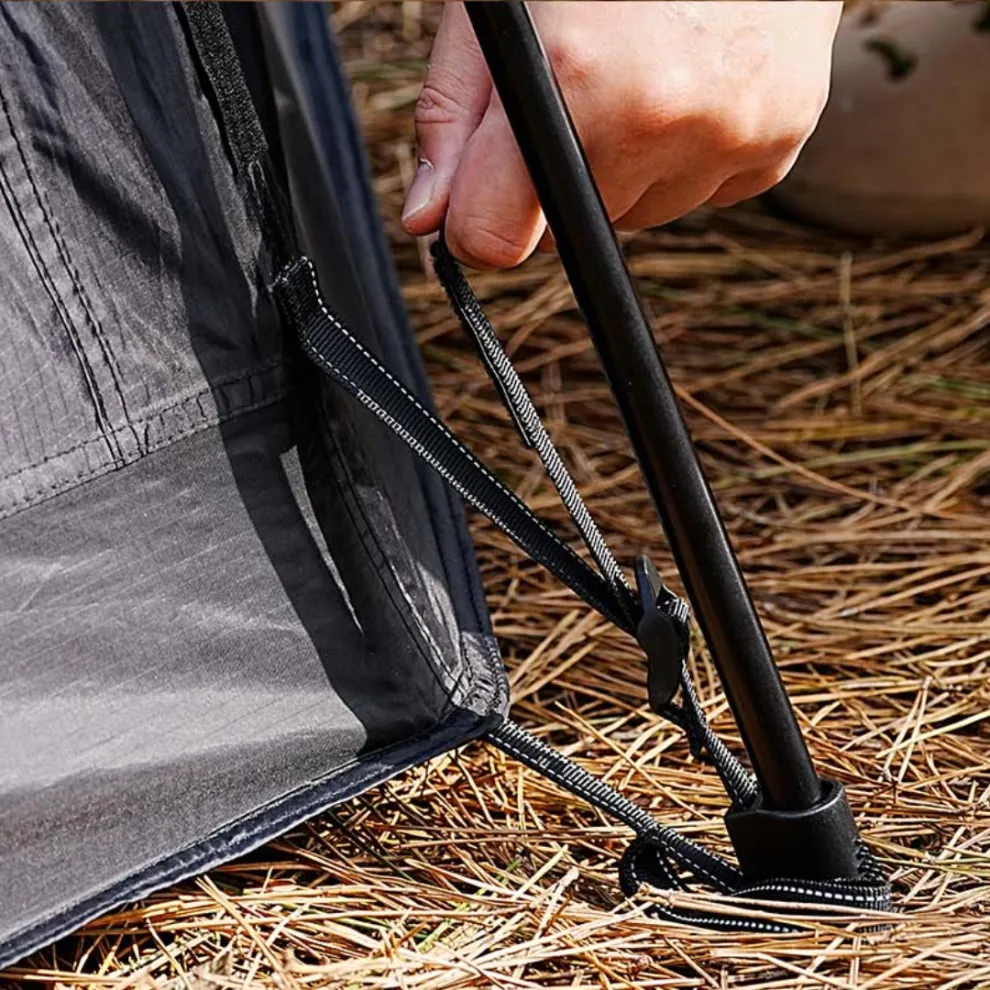 KZM Viva Dome Shelter Prime - Black | Malaysia Camping | Campthering.com