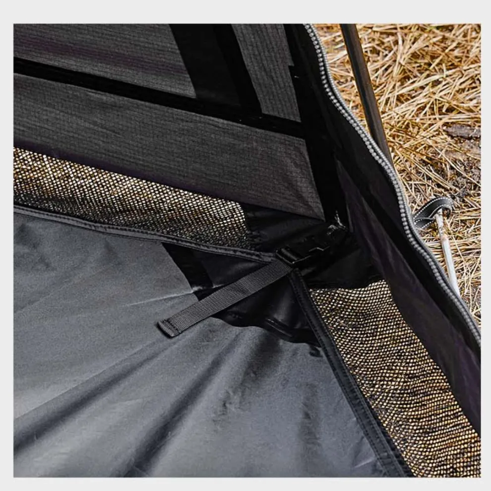 KZM Viva Dome Shelter Prime - Black | Malaysia Camping | Campthering.com