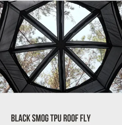 KZM Viva Dome Shelter Prime - Black | Malaysia Camping | Campthering.com