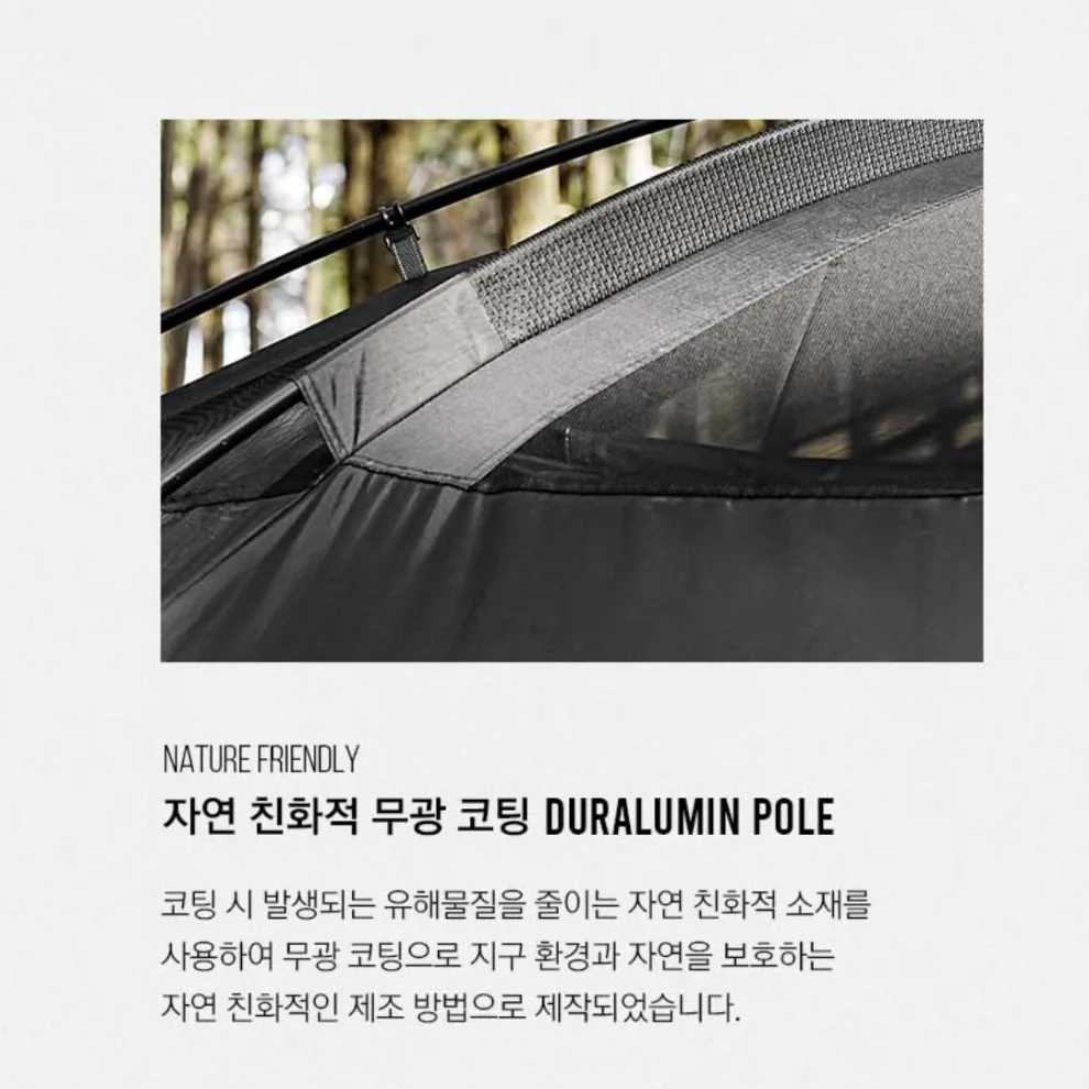 KZM Viva Dome Shelter Prime - Black | Malaysia Camping | Campthering.com